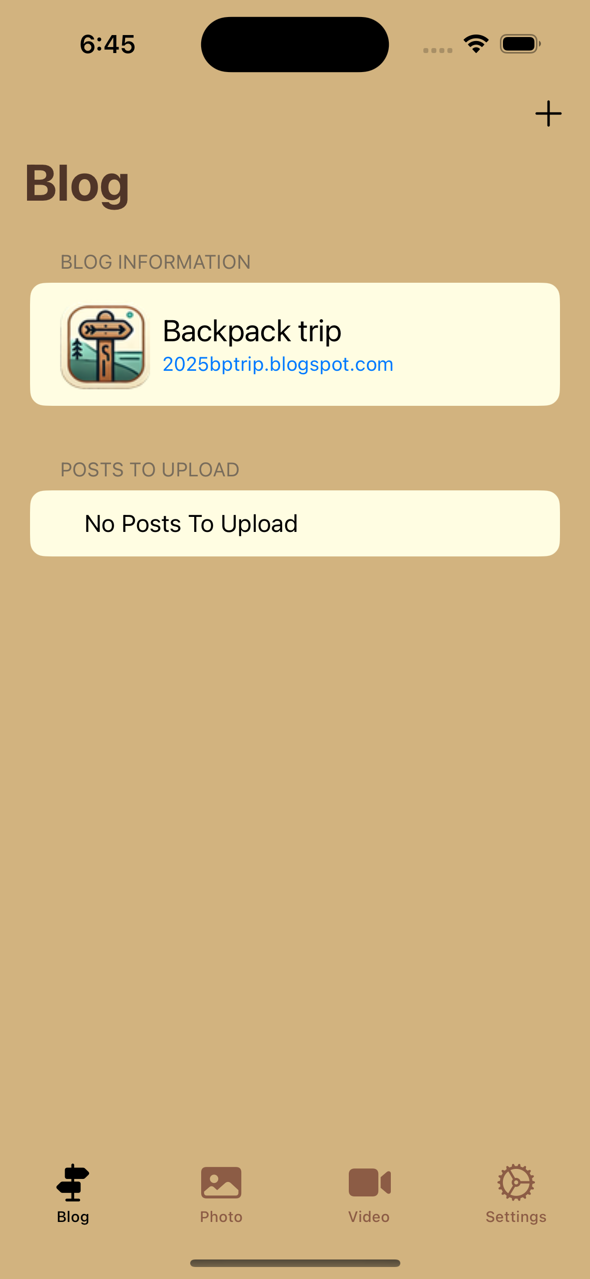 Trail Post App Screenshot